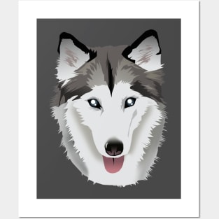 husky is my spirit dog Posters and Art